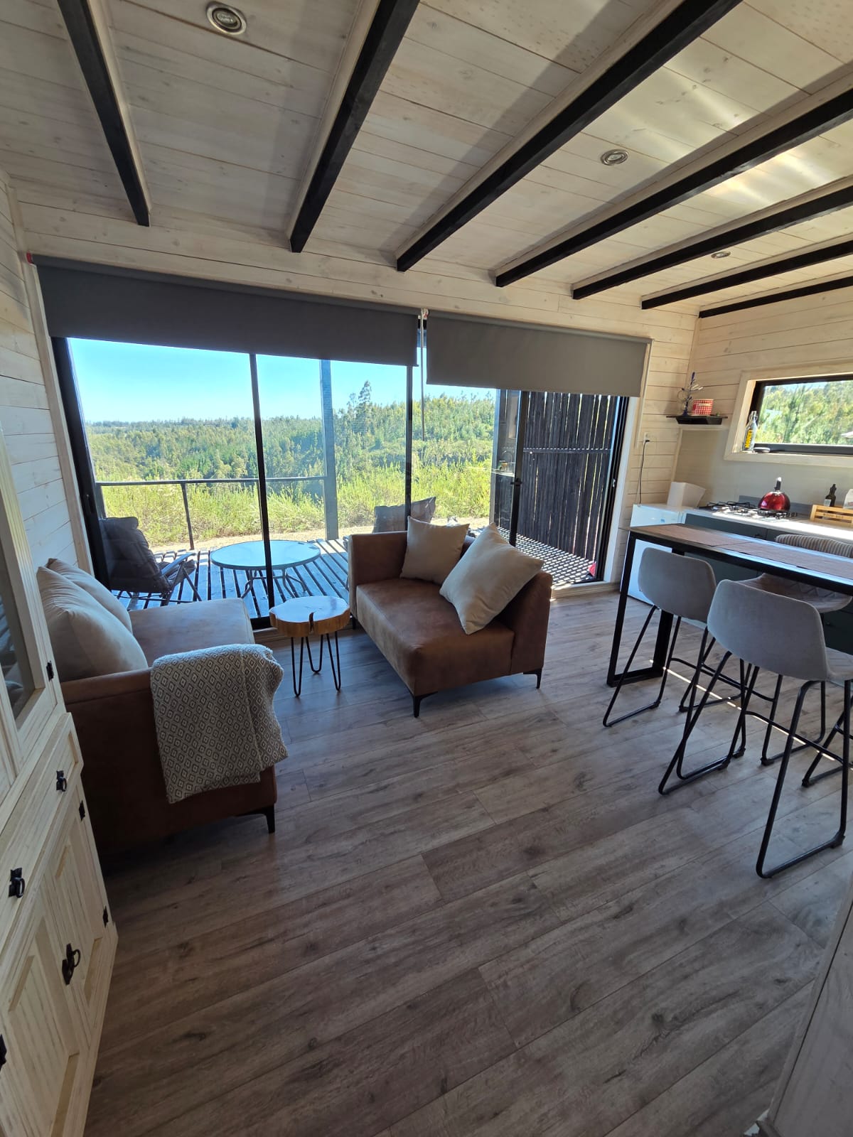 Terraza de 25 m² al bosque nativo